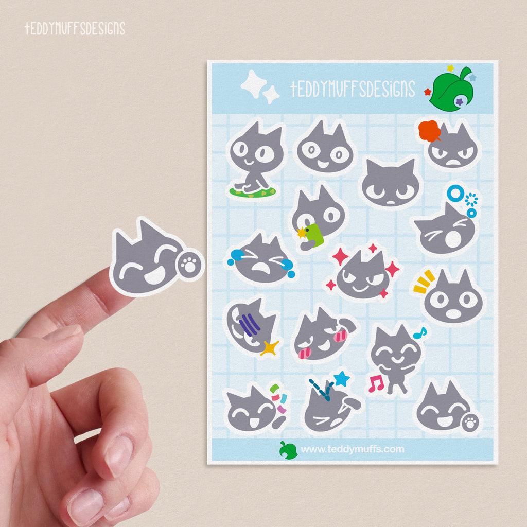 AC Reactions Sticker Sheet - Teddymuffs Designs