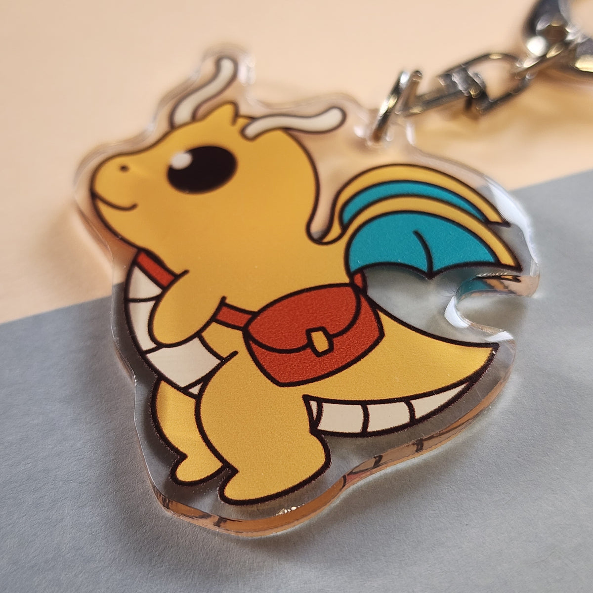 Dragonite "Pokemon" Keychain