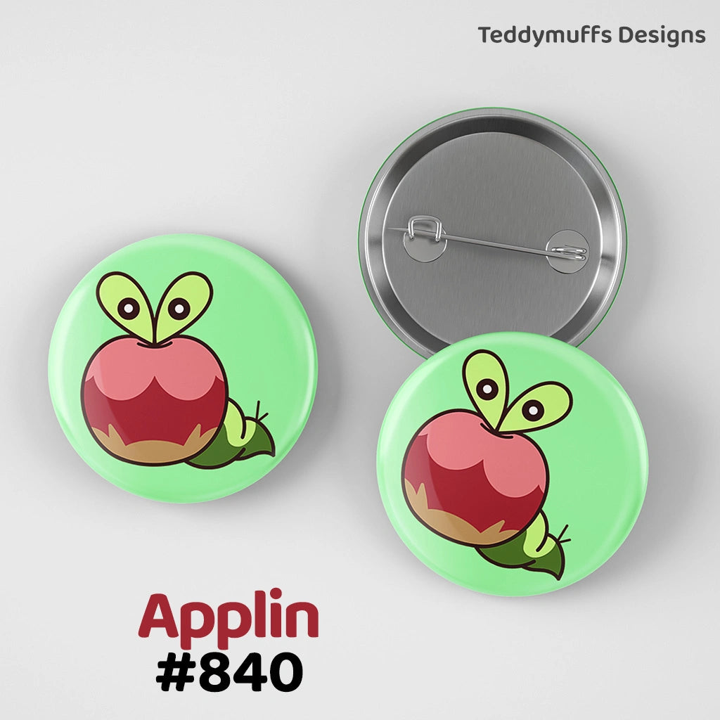 Applin Button Pin