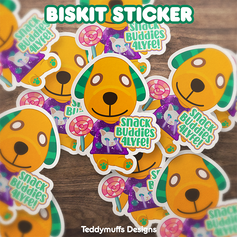 Biskit Sticker