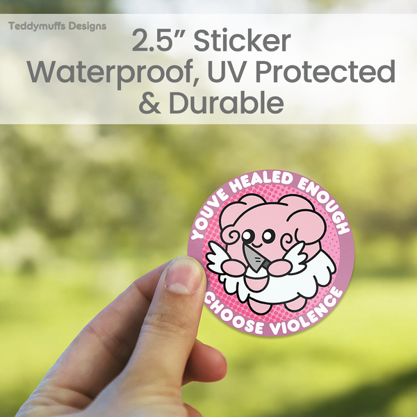 Blissey Sticker | Pokemon | Vinyl | Teddymuffs