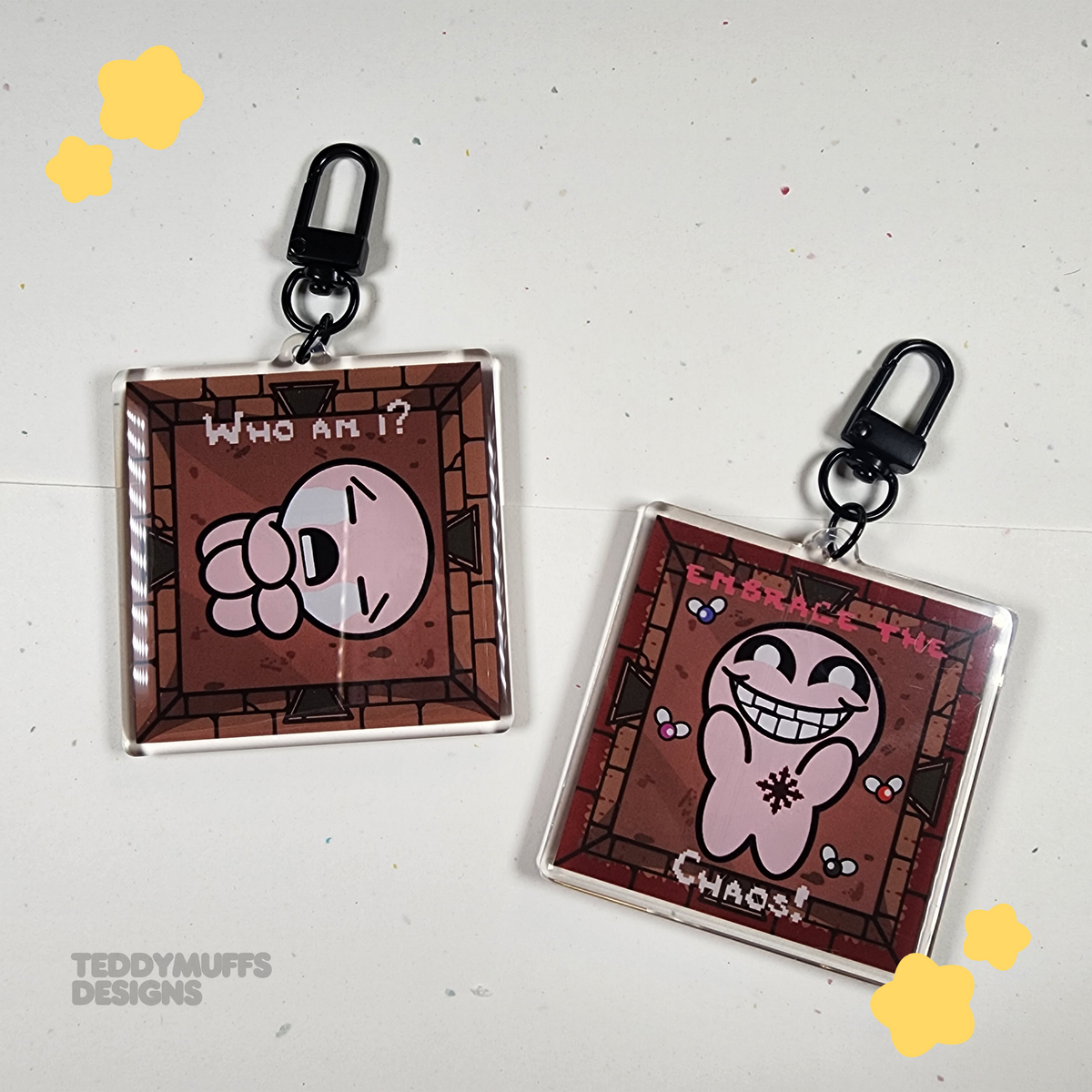 Chaos Isaac (Binding of Isaac) Keychain