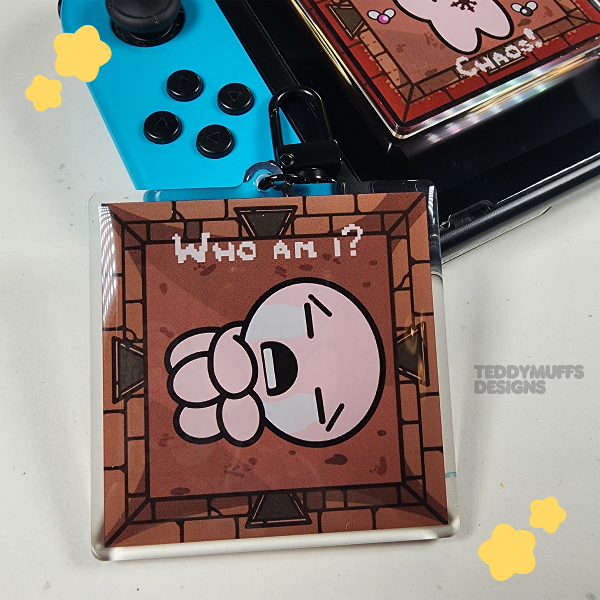 Chaos Isaac (Binding of Isaac) Keychain