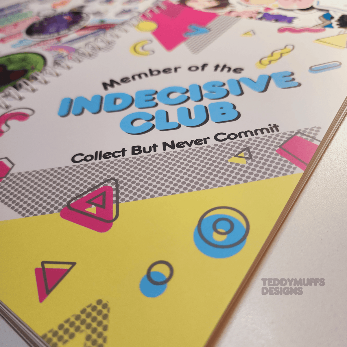 Indecisive Club Sticker Book - Teddymuffs Designs