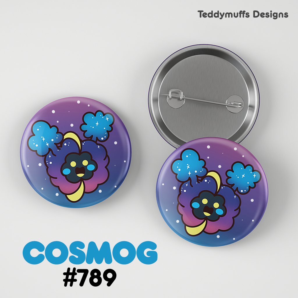 Cosmog Button Pin