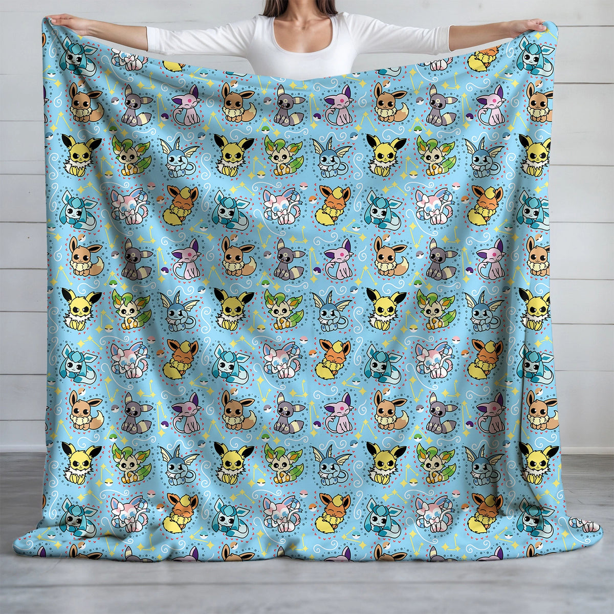 Eeveelutions Plush Blanket | Pokemon
