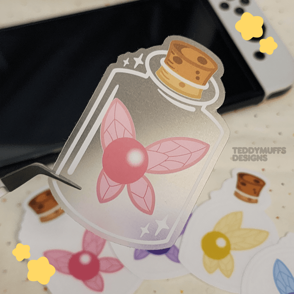 Fairy Bottle - Clear Stickers