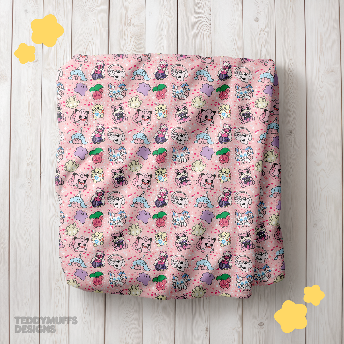 Pink Pokemon Plush Blanket (Pre Orders)