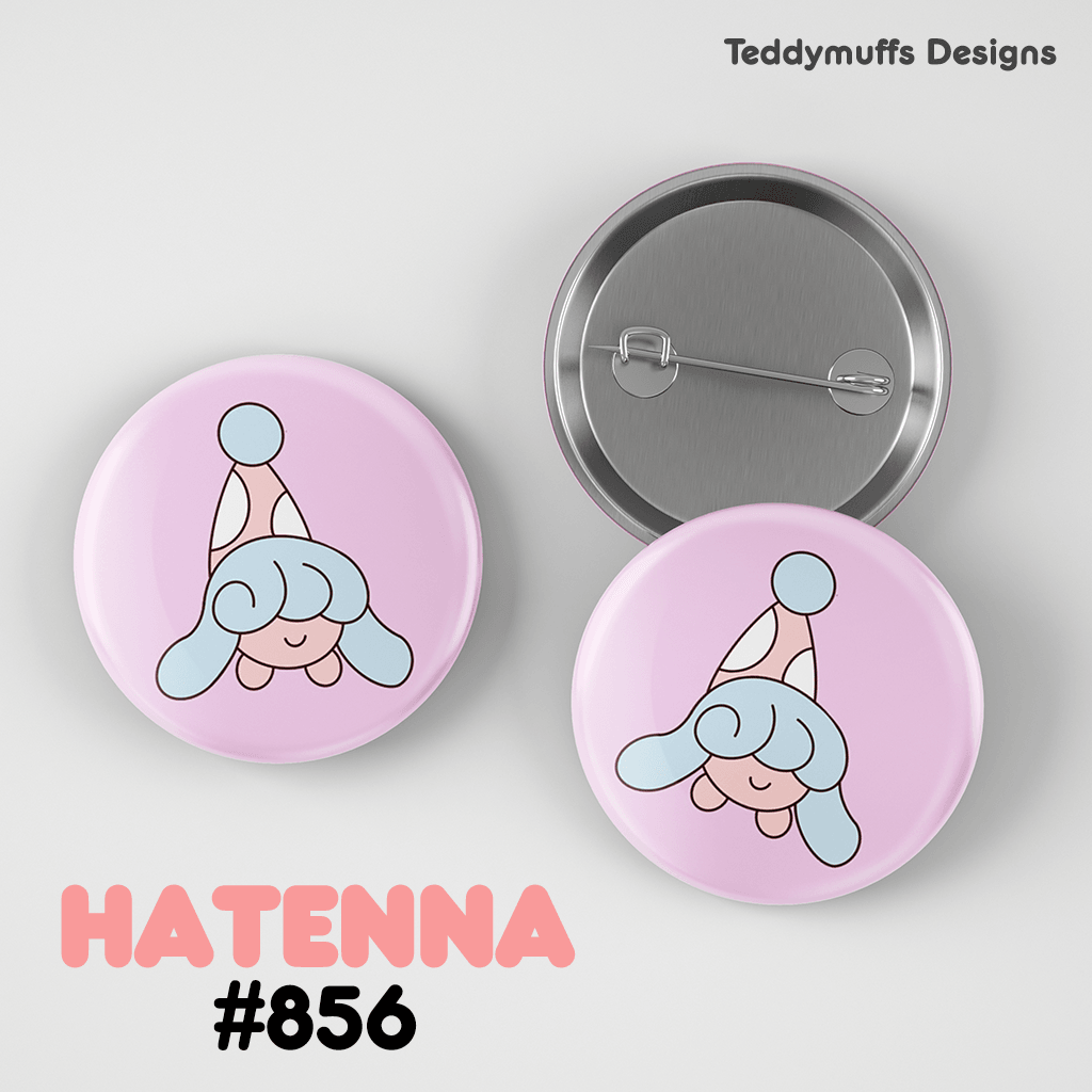 Hatenna Button Pin - Teddymuffs Designs