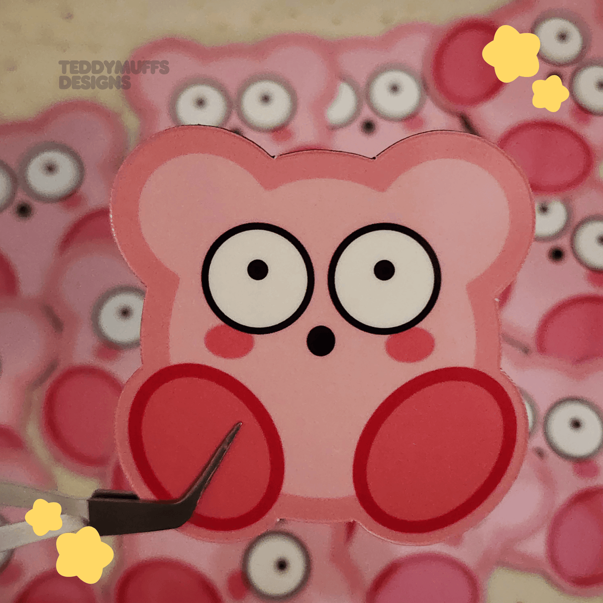 Kirby Magnet - Teddymuffs Designs