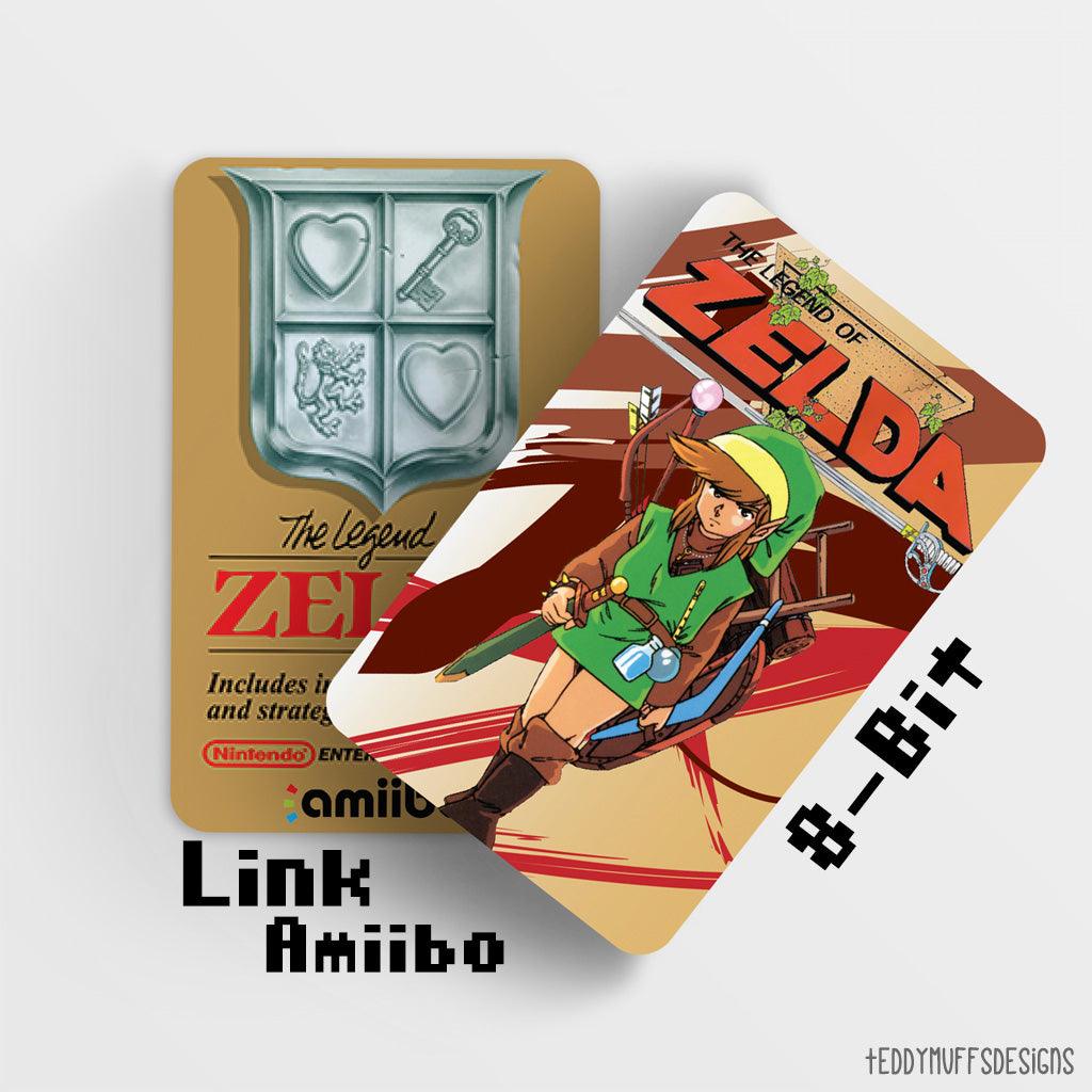 Link (8-Bit TLoZ) Amiibo Card - Teddymuffs Designs