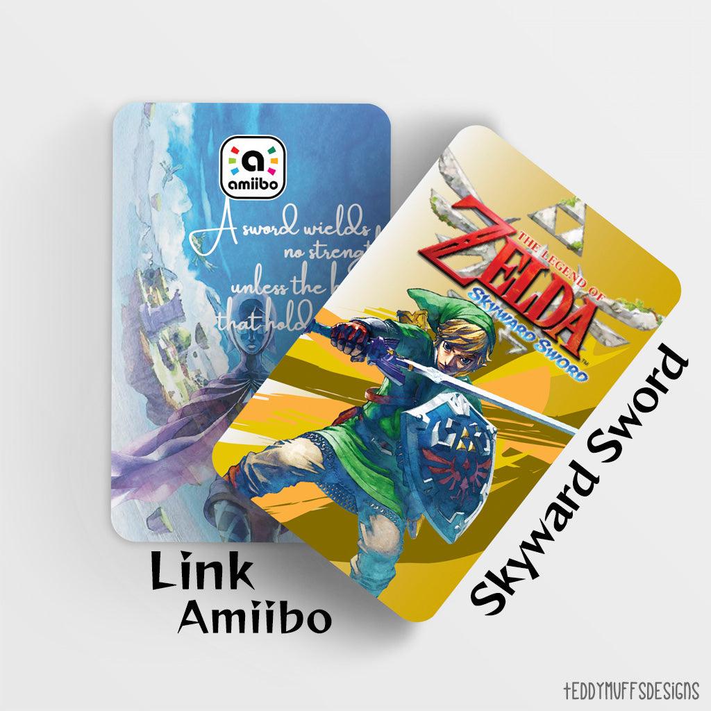 Link (Skyward Sword) Amiibo Card - Teddymuffs Designs