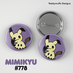 Unova Button Pins - Teddymuffs Designs