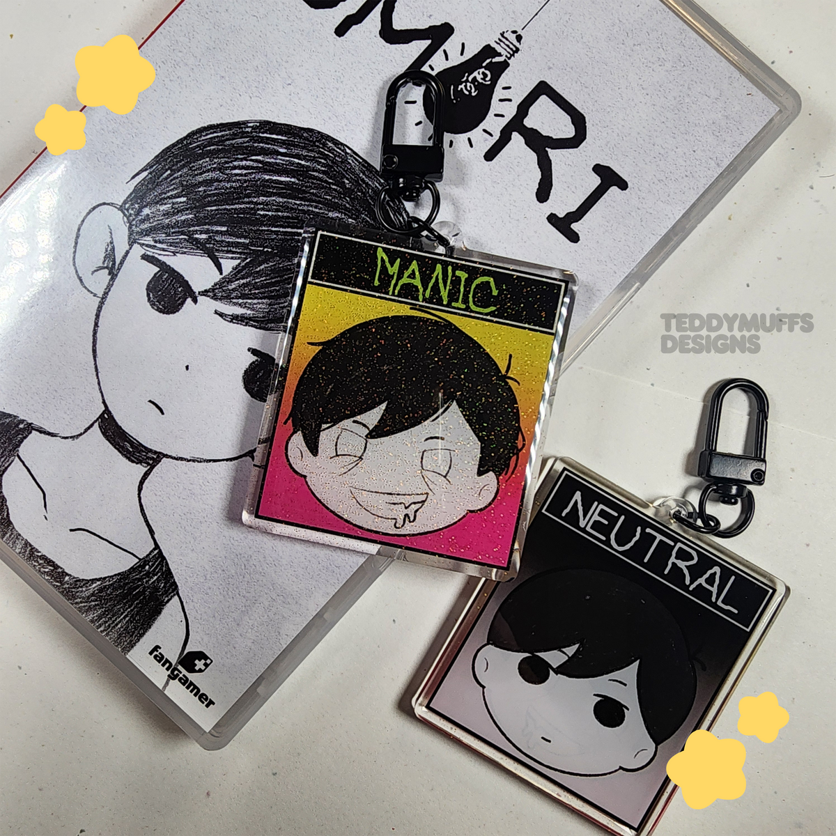 Omori Manic | Neutral Keychain