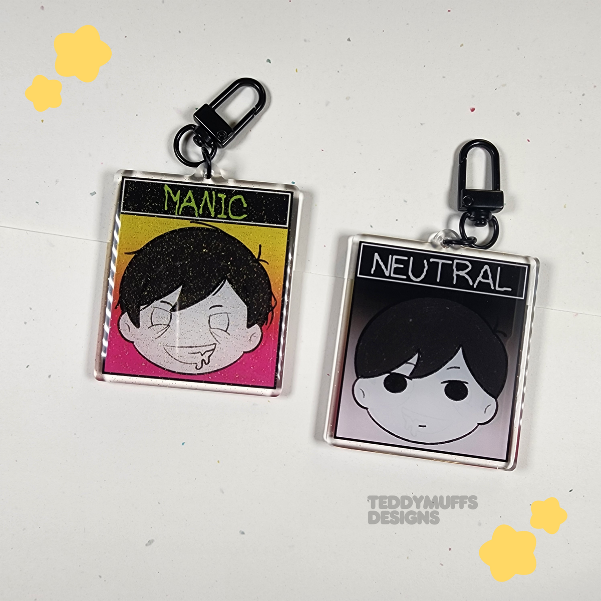 Omori Manic | Neutral Keychain