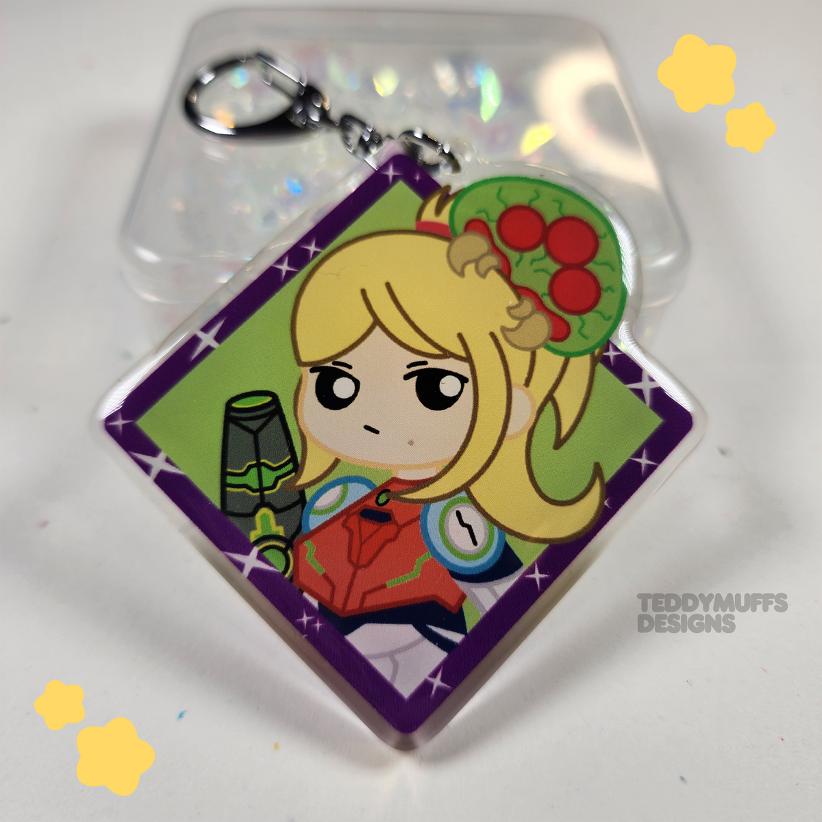 Samus Metroid Keychain