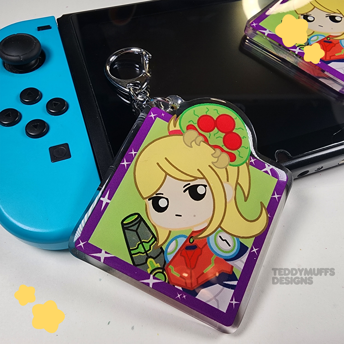 Samus Metroid Keychain