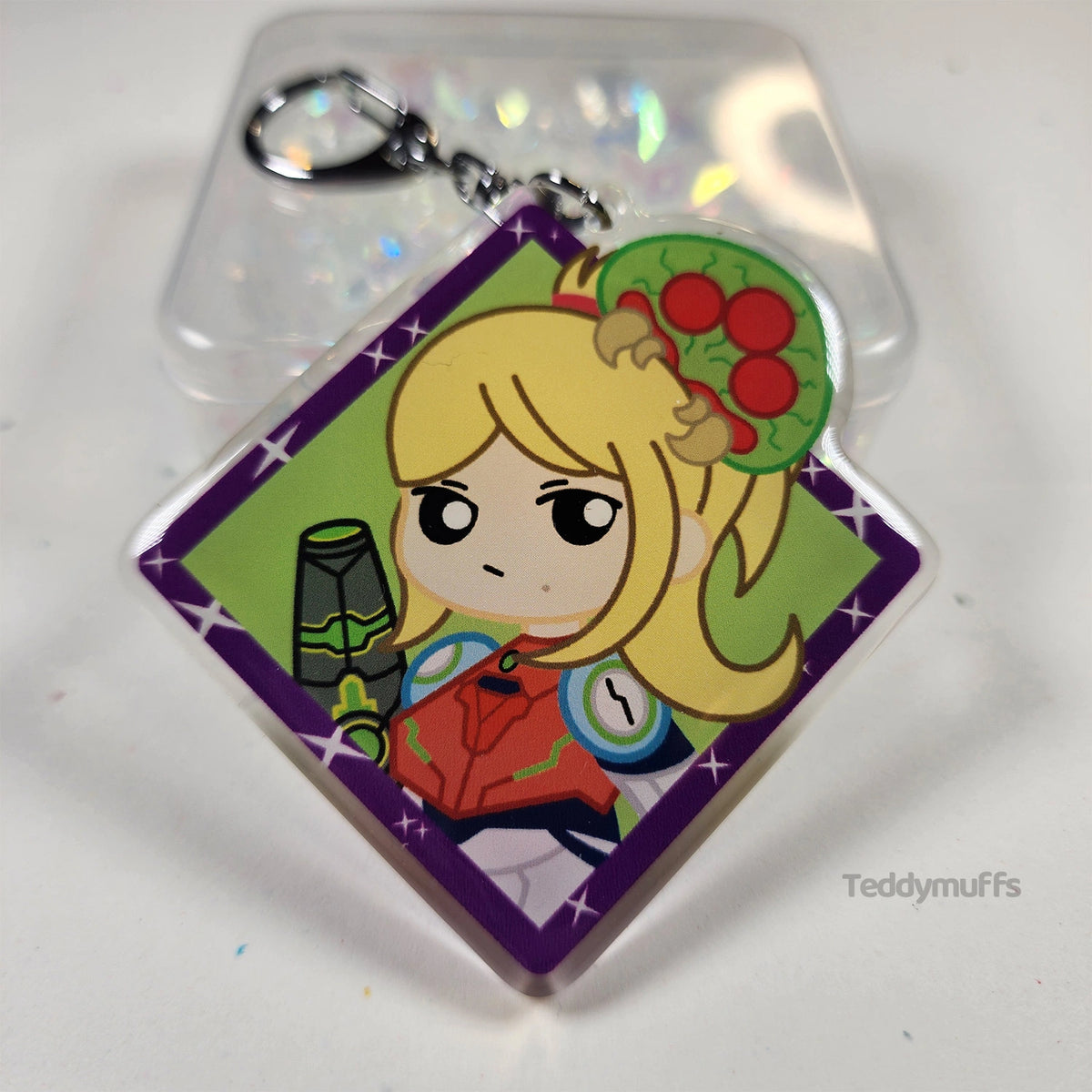 Samus Metroid Keychain