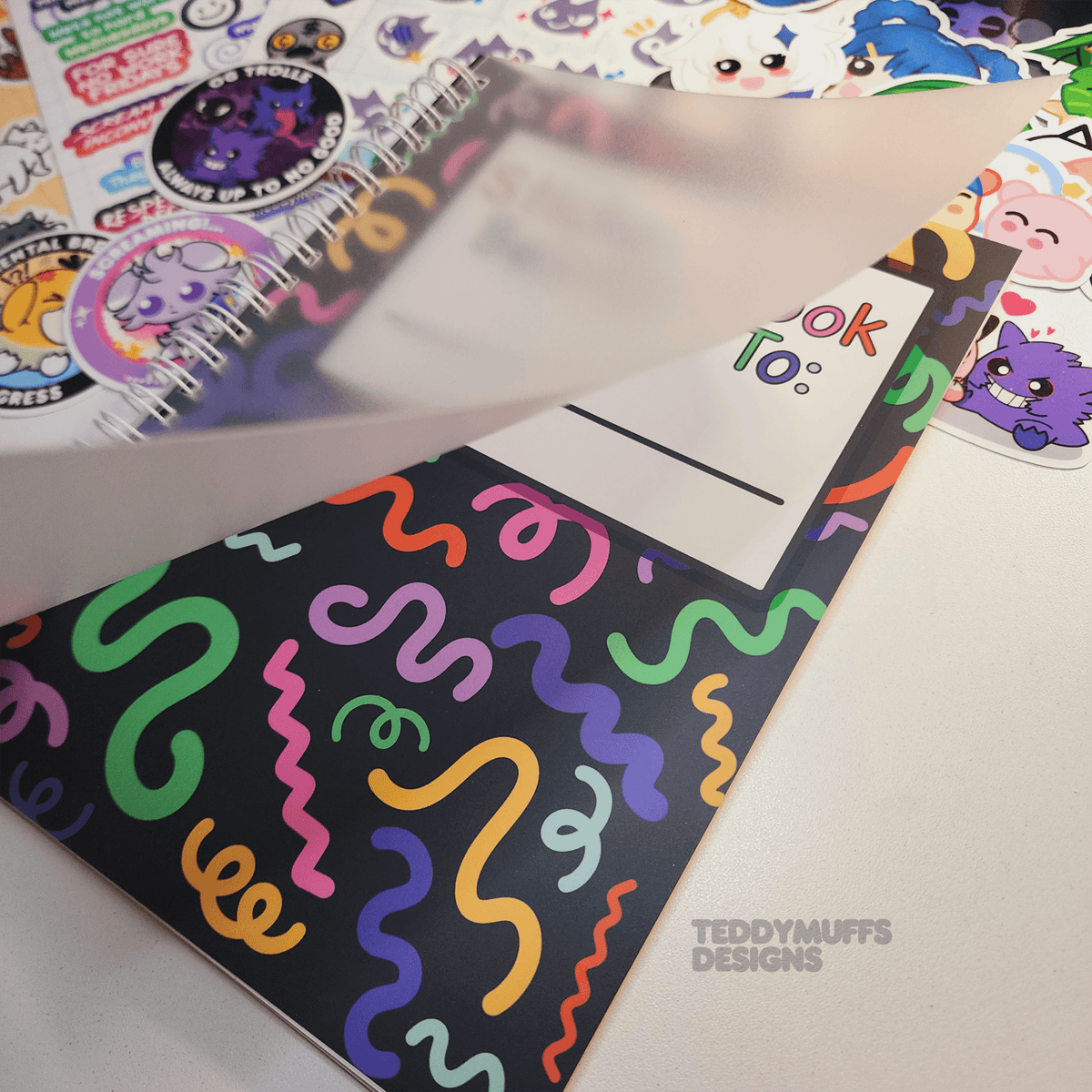 Scribbles Sticker Book - Teddymuffs Designs