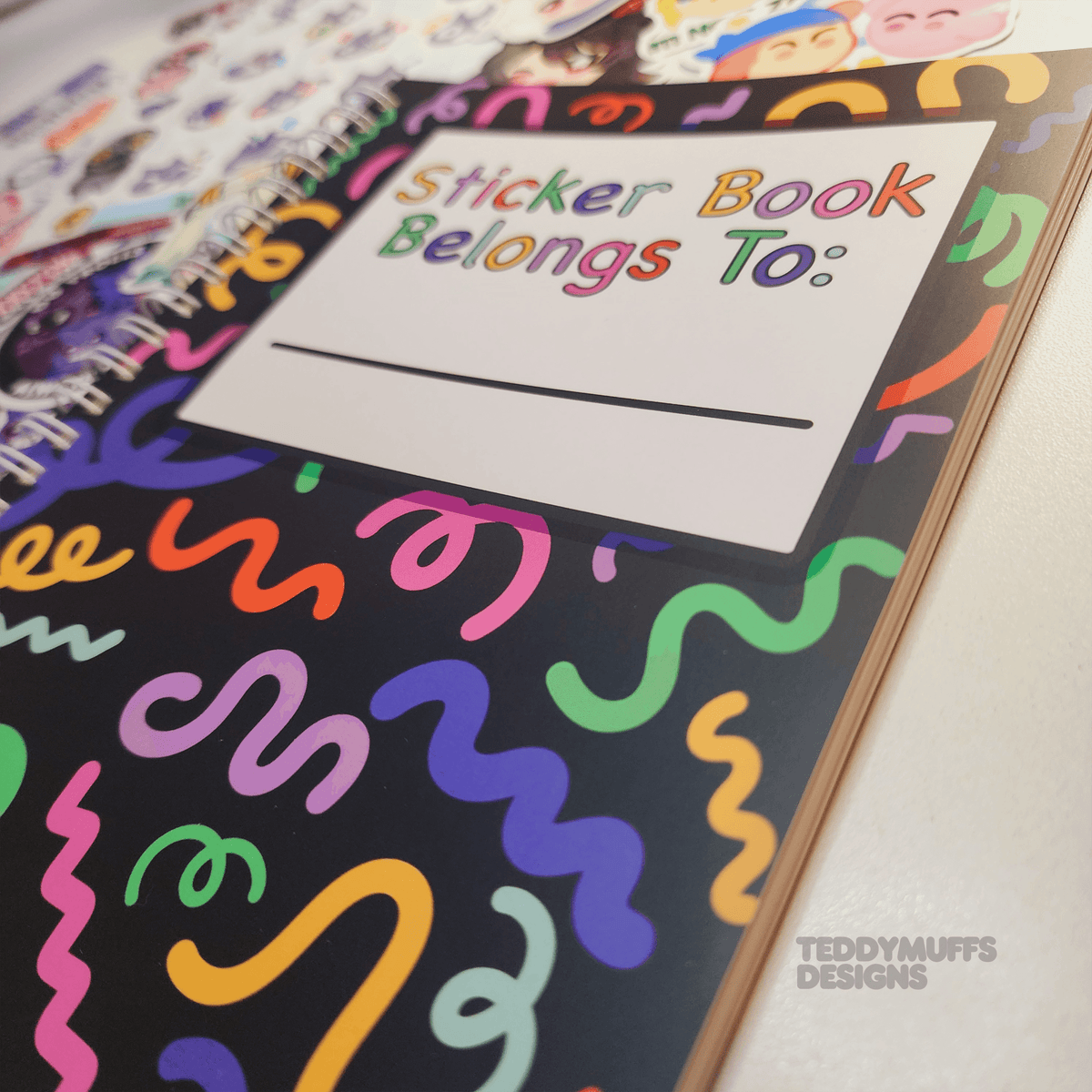 Scribbles Sticker Book - Teddymuffs Designs