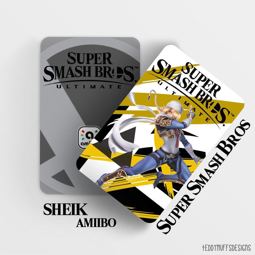 Sheik (SSB) Amiibo Card - Teddymuffs Designs