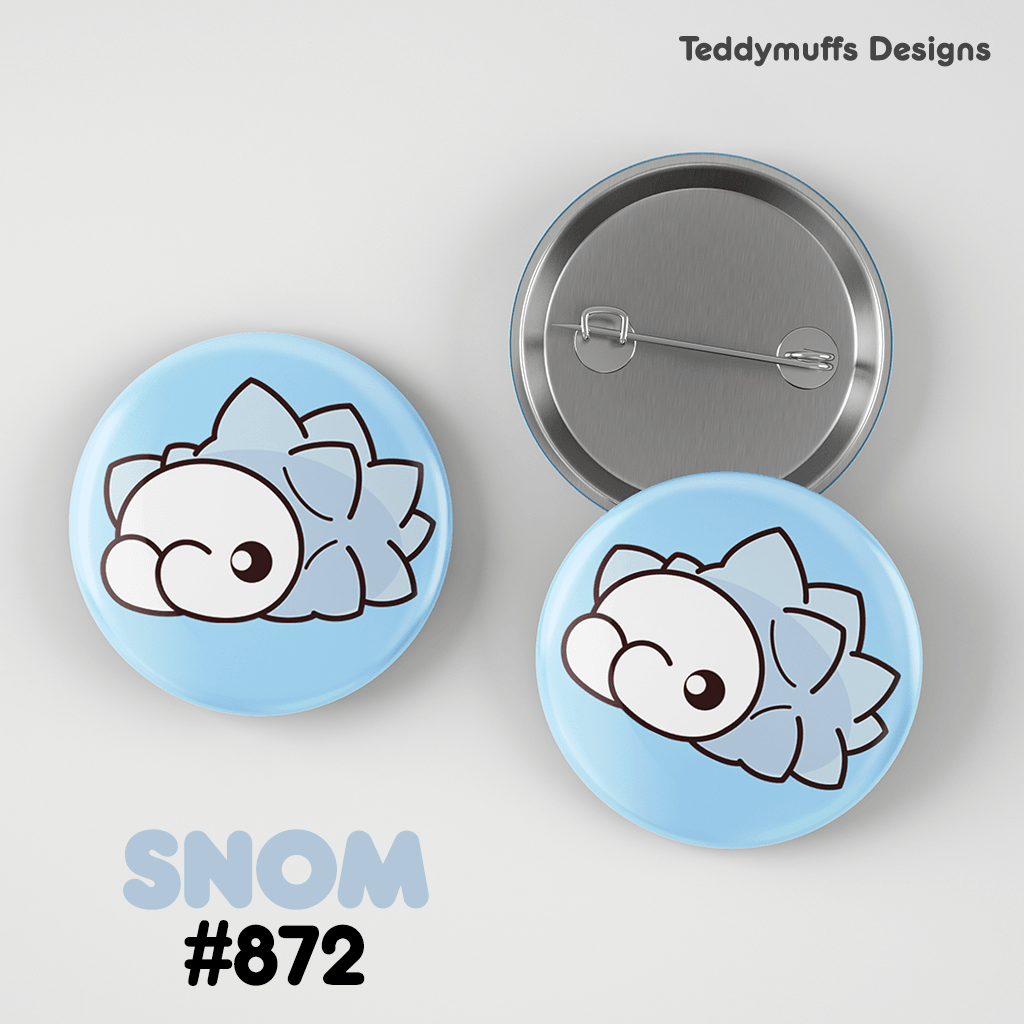 Snom Button Pin - Teddymuffs Designs