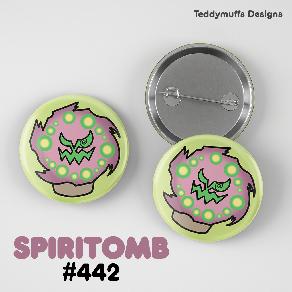 Spiritomb Button Pin