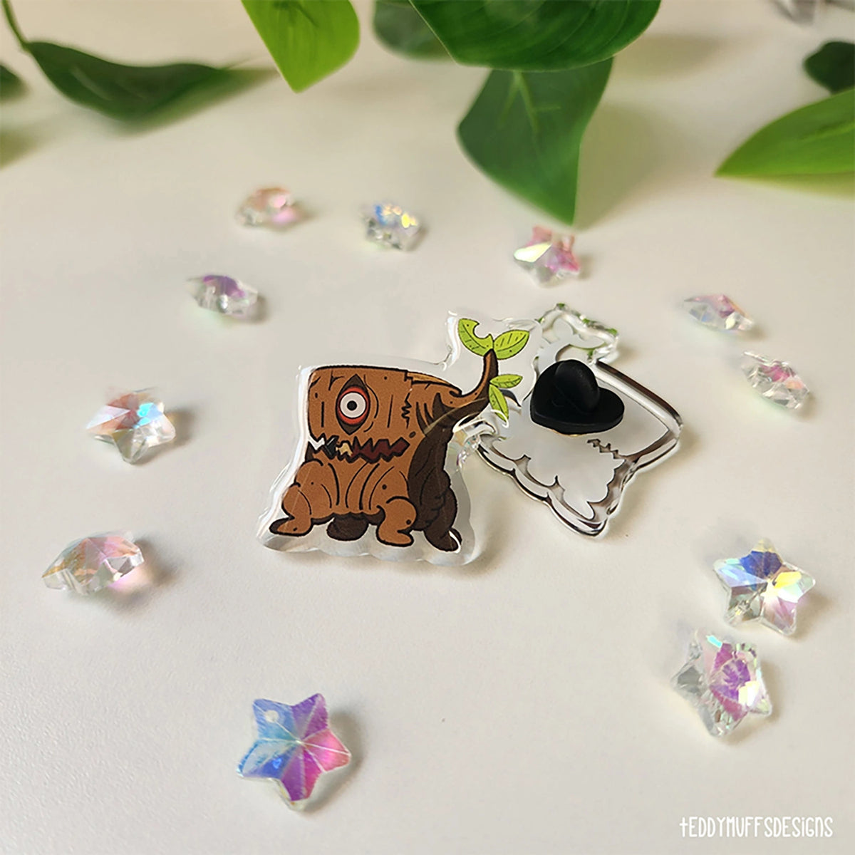 Ghost Stump Acrylic Pin (MapleStory Inspired)