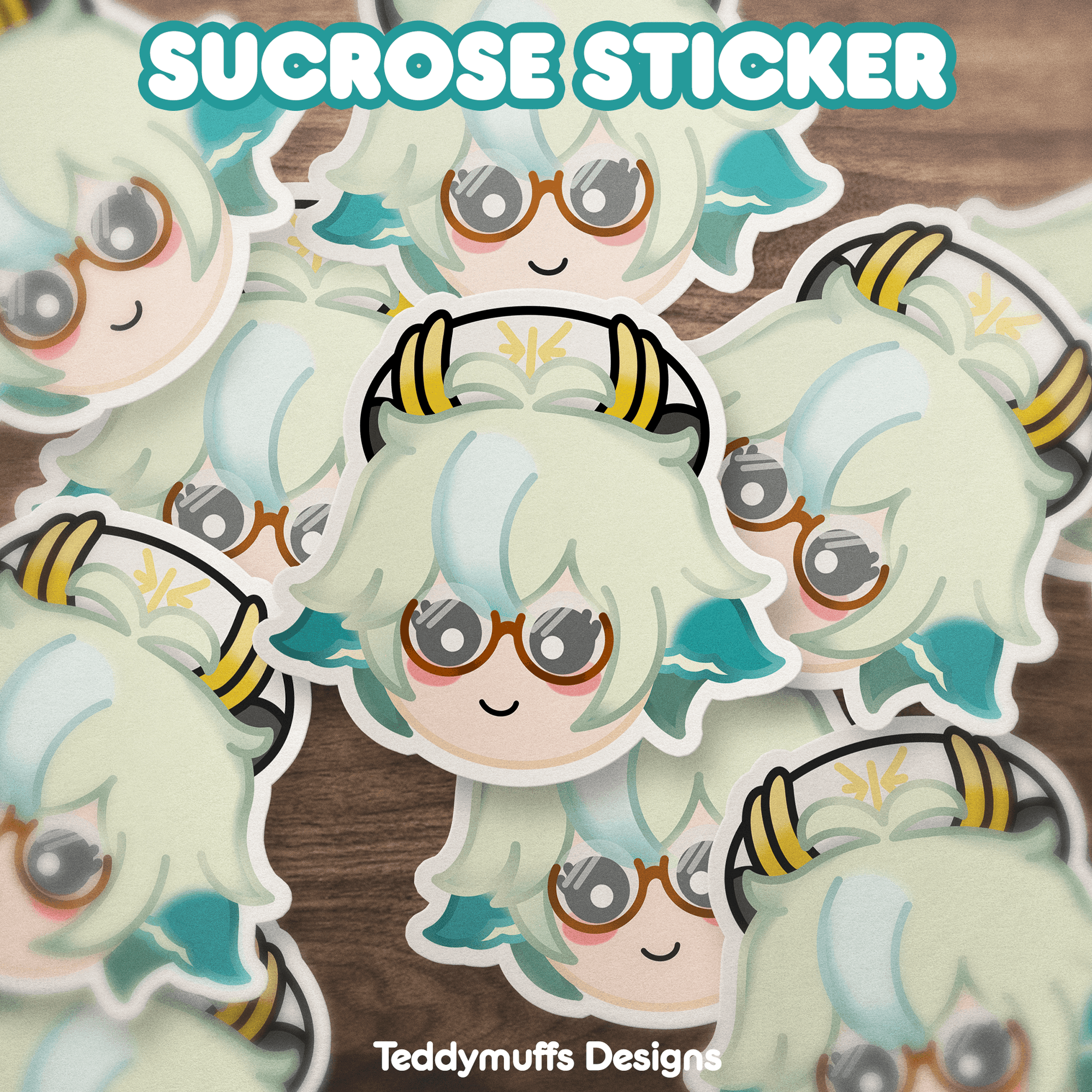 Sucrose Sticker - Teddymuffs Designs