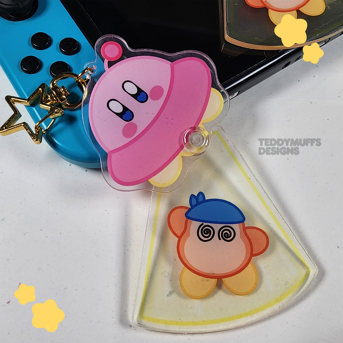 UFO Kirby | Waddle Dee Keychain