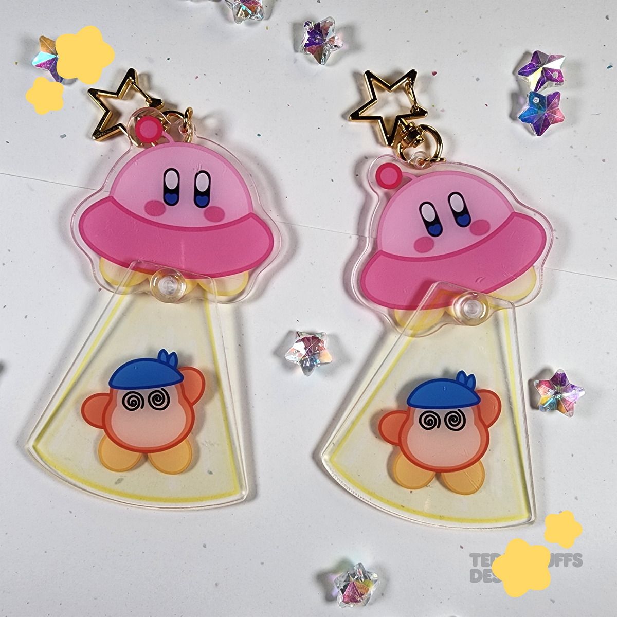 UFO Kirby | Waddle Dee Keychain