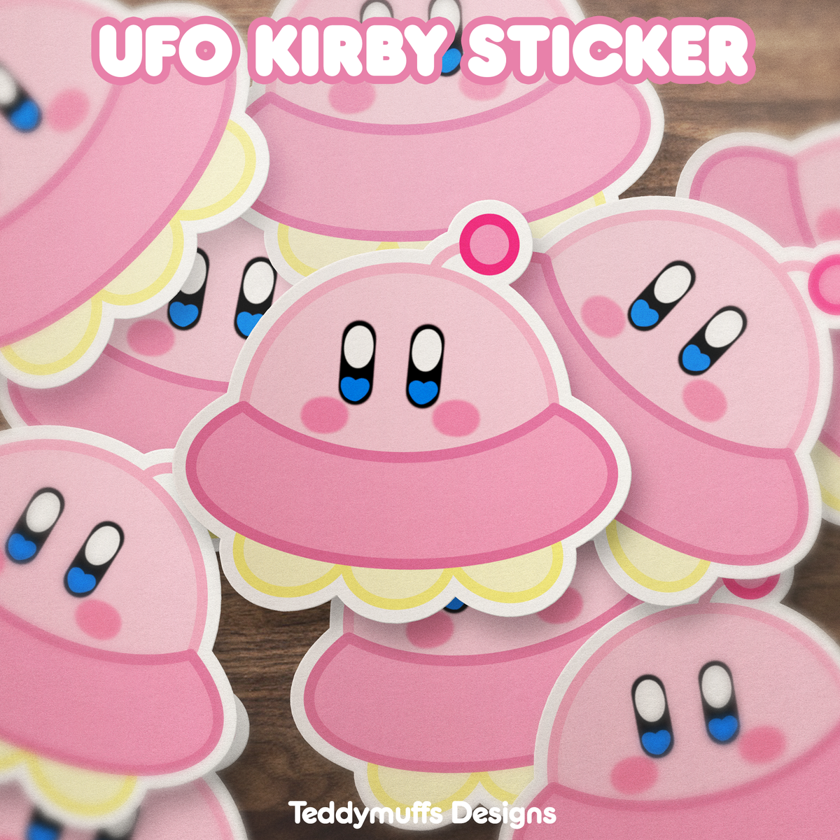 UFO Kirby Sticker