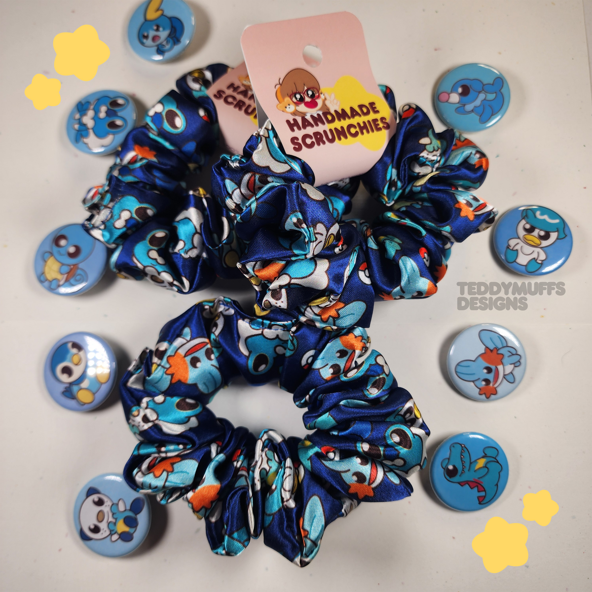 Water Type Starters Scrunchie | Pokemon