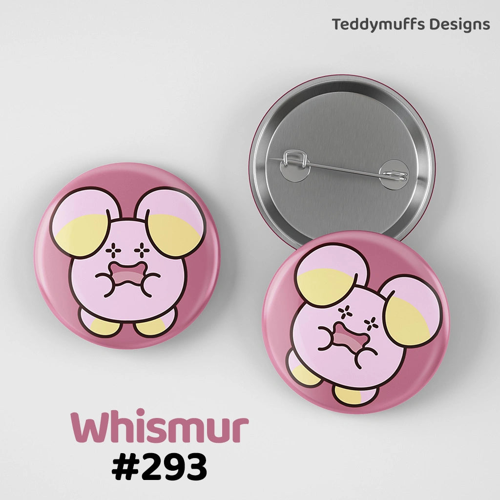 Whismur Button Pin