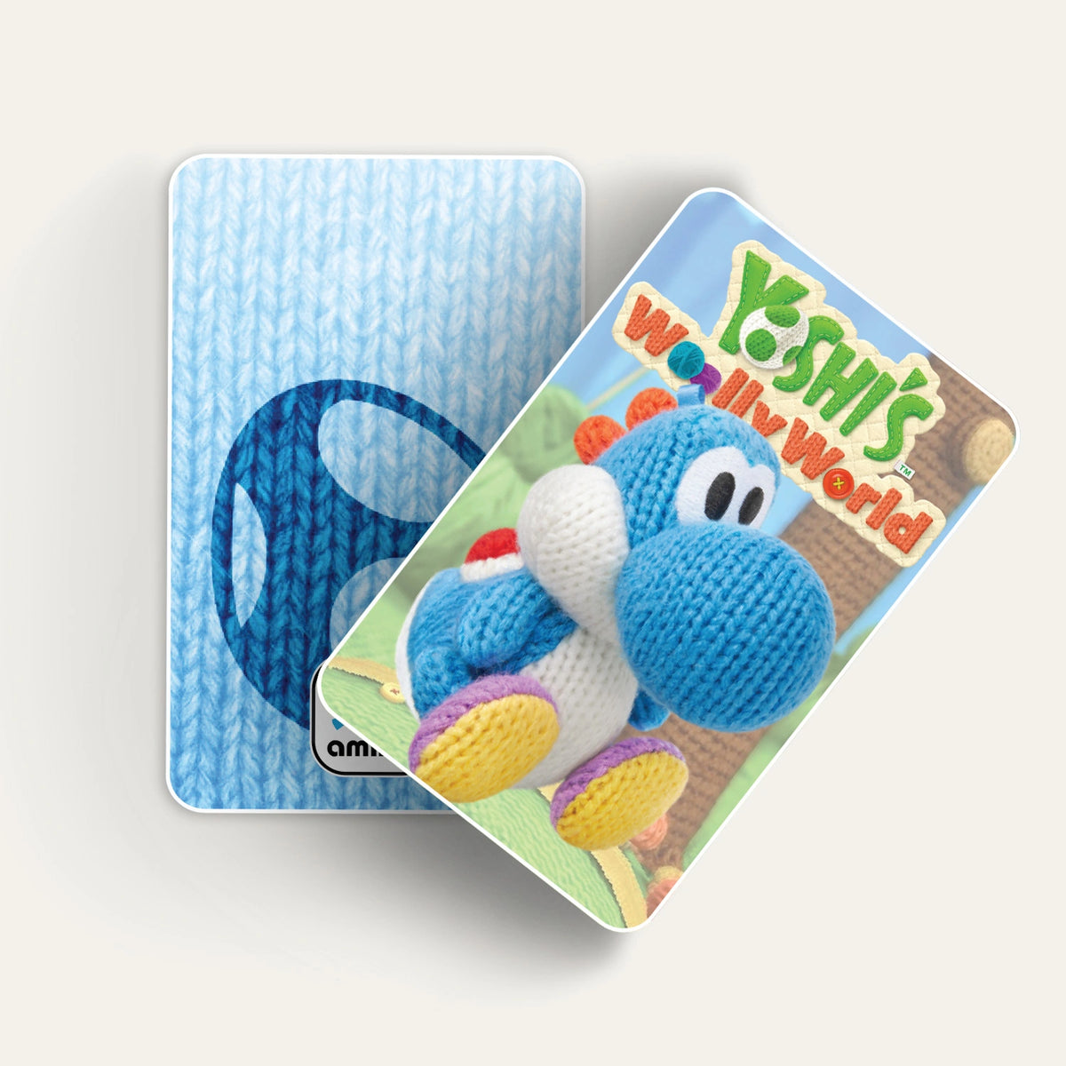 Blue Yarn Yoshi Amiibo