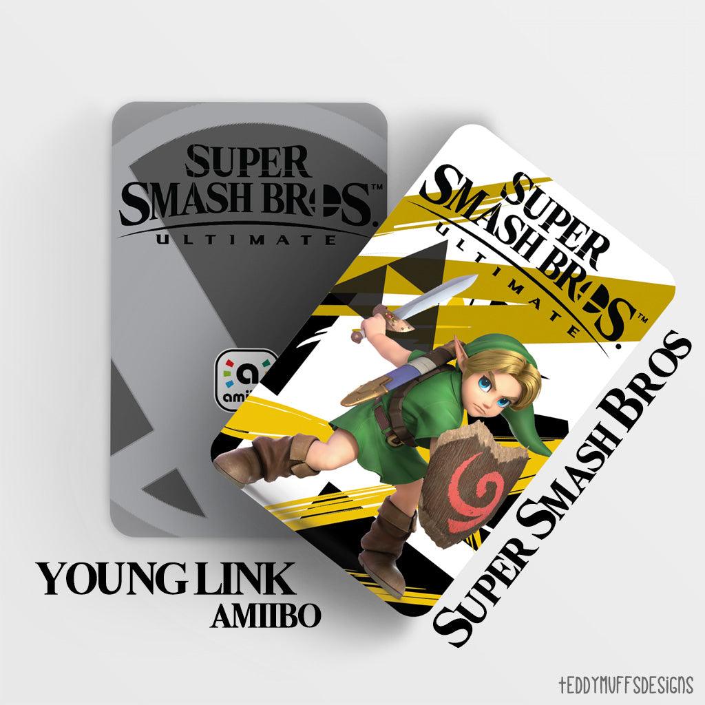 Young Link (SSB) Amiibo Card - Teddymuffs Designs