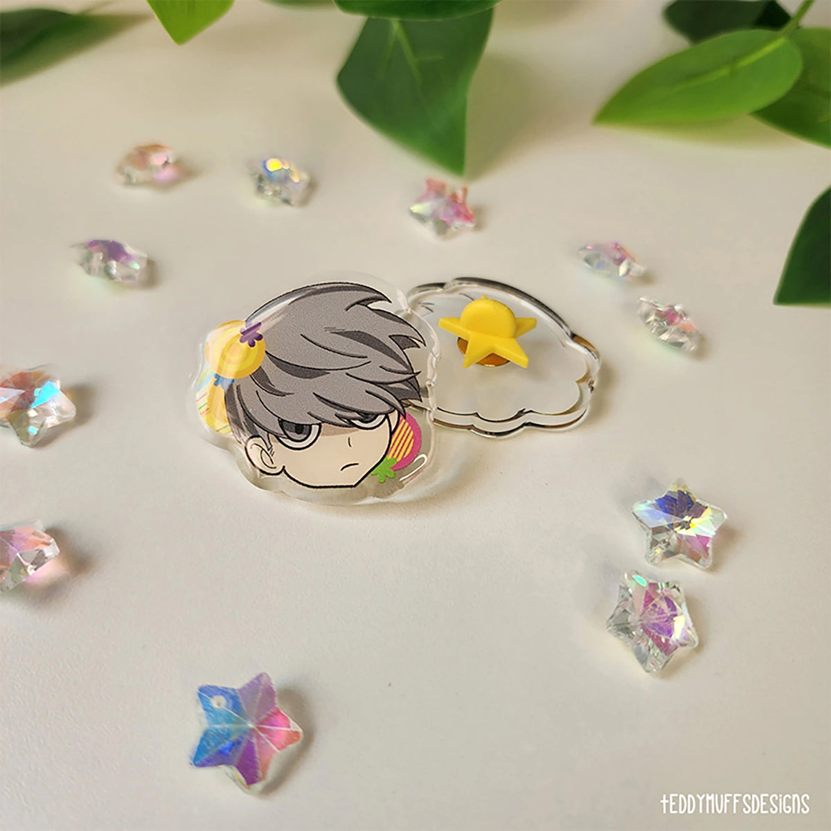 Yu Acrylic Pin (Persona 4 Inspired)
