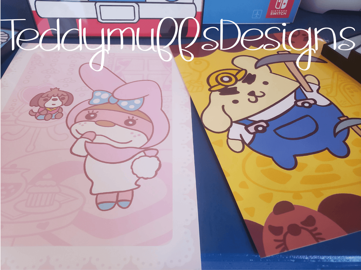 Sanrio Posters from Animal Crossing - Teddymuffs Designs