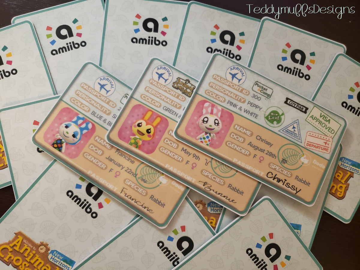 Poncho Amiibo Card - Teddymuffs Designs