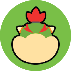 Bowser Jr. Amiibo Keychain - Teddymuffs Designs