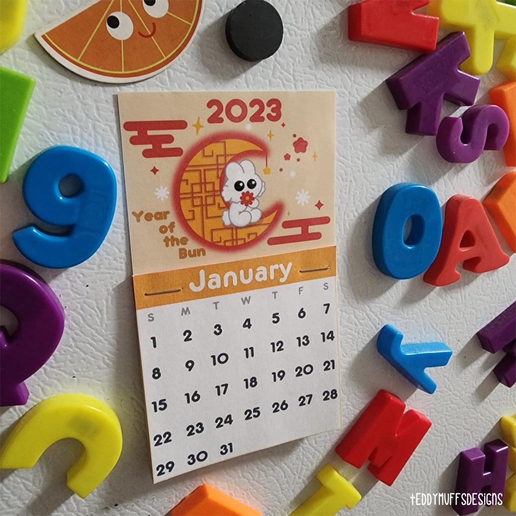 Mini Magnet Calendar - Teddymuffs Designs