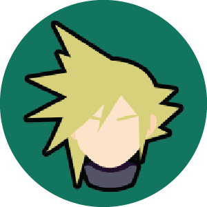 Cloud Amiibo Keychain - Teddymuffs Designs