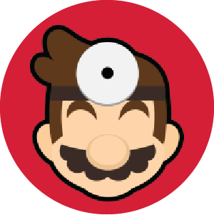 Dr. Mario Amiibo Keychain - Teddymuffs Designs