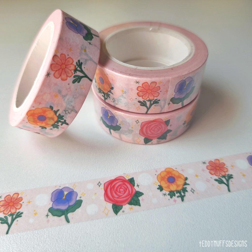 Flower Washi Tape - Teddymuffs Designs