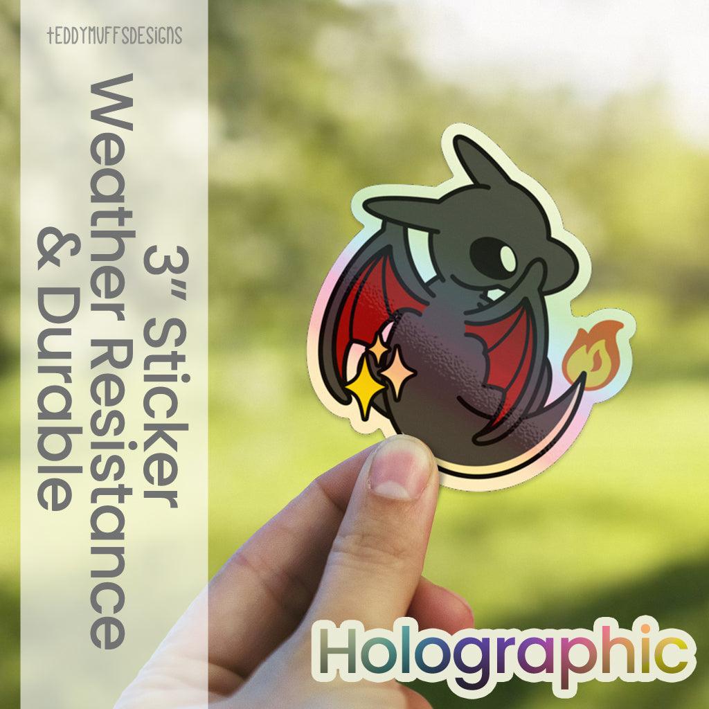 Shiny Charizard Sticker - Teddymuffs Designs