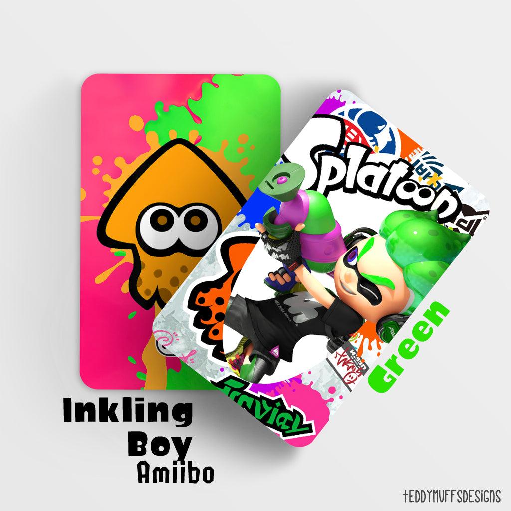 Inkling Boy (Green) Amiibo - Teddymuffs Designs