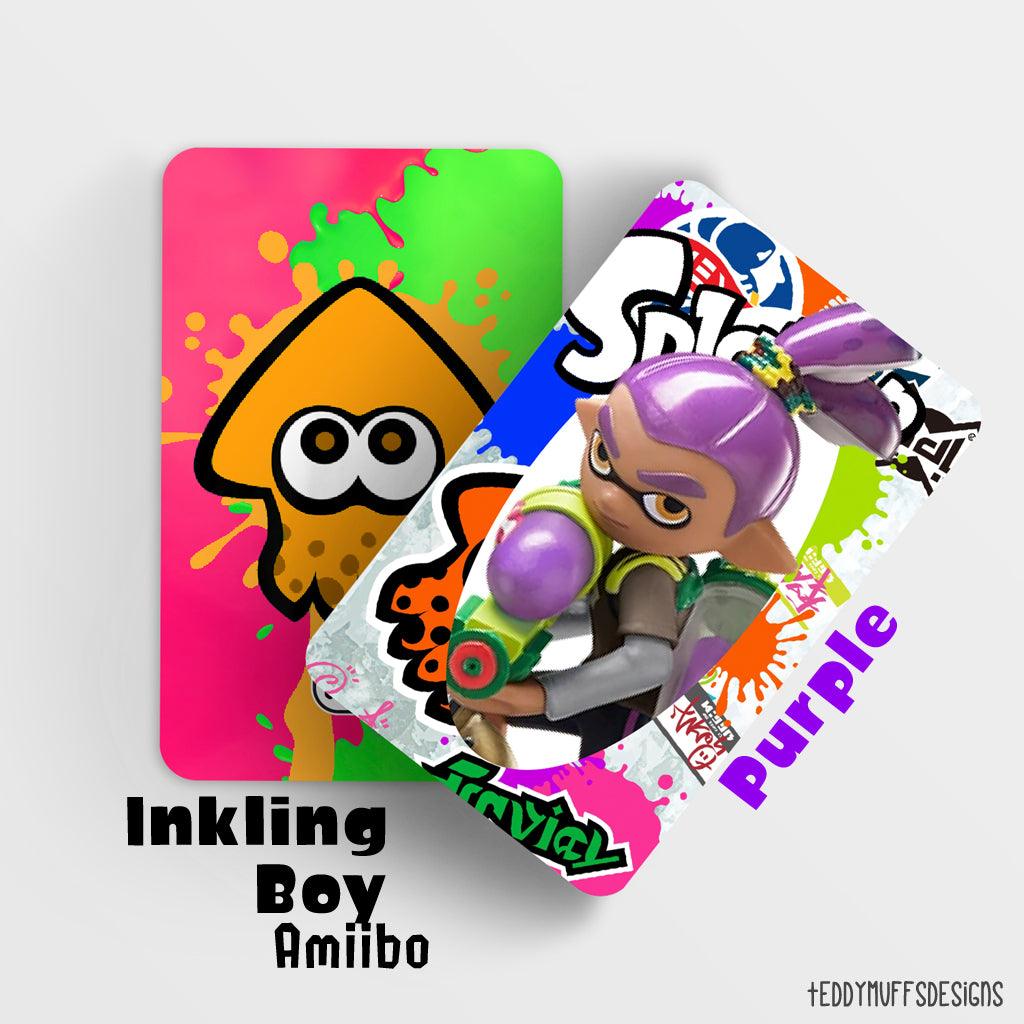 Inkling Boy (Purple) Amiibo - Teddymuffs Designs