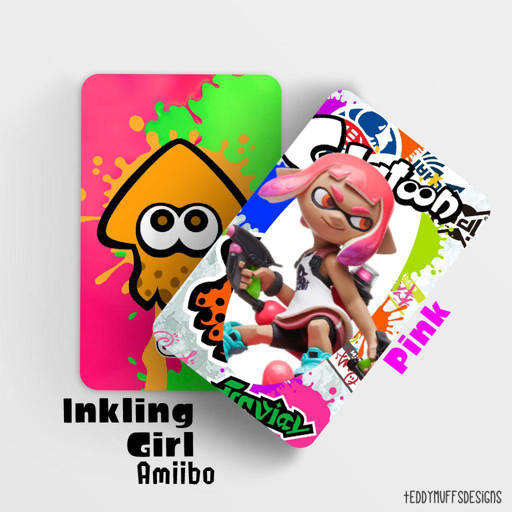 Inkling Girl (Pink) Amiibo - Teddymuffs Designs