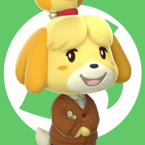 Isabelle Amiibo Card - Teddymuffs Designs