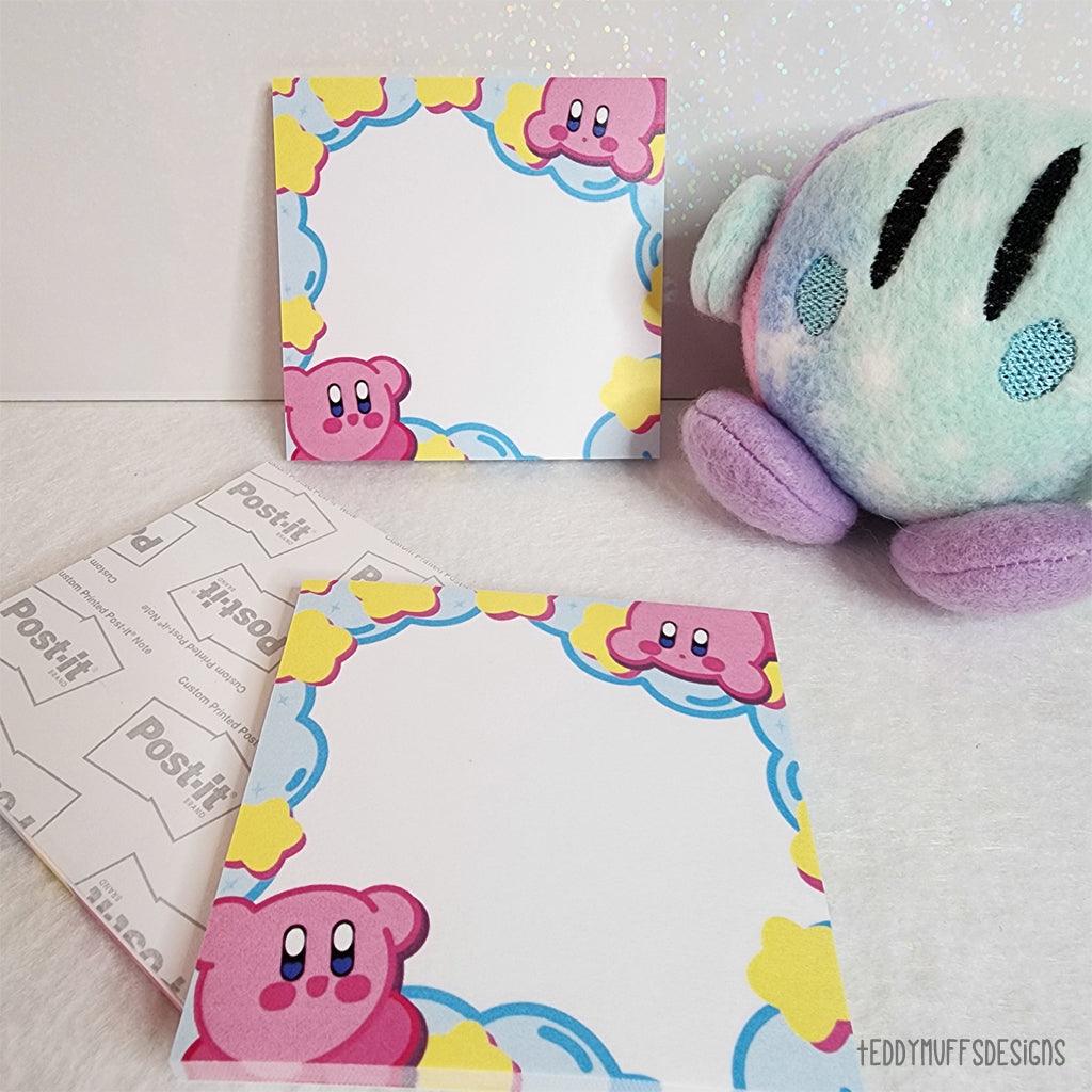 Kirby Post-it Notes - Teddymuffs Designs